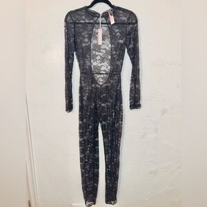 NWT Victoria’s Secret Lace Fully Body Catsuit Bodysuit
